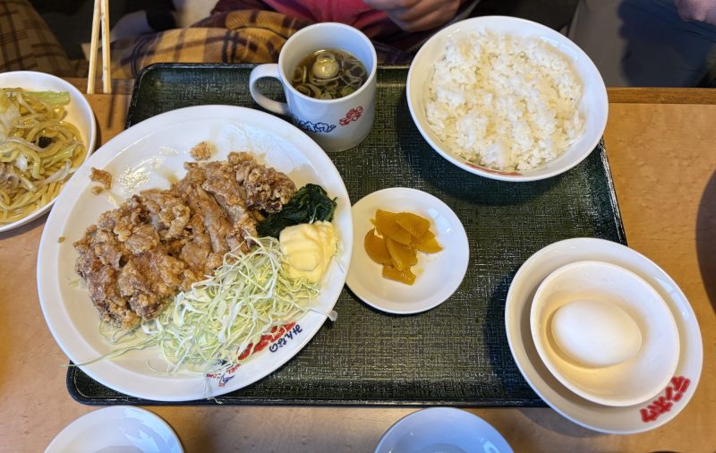 テンホウ山賊定食